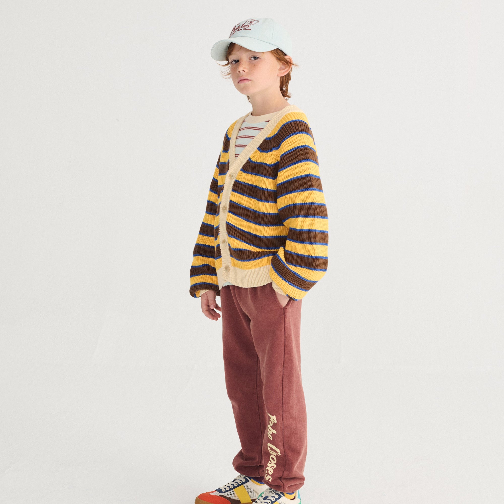 BOBO CHOSES JOGGING PANTS: BROWN