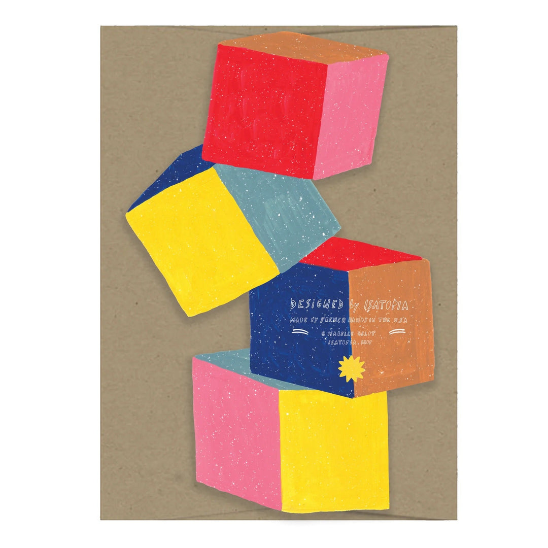 ISATOPIA BABY CUBES CARD