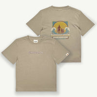 BANABAE SHREDUCATION KIDS ORGANIC COTTON TEE: TAN
