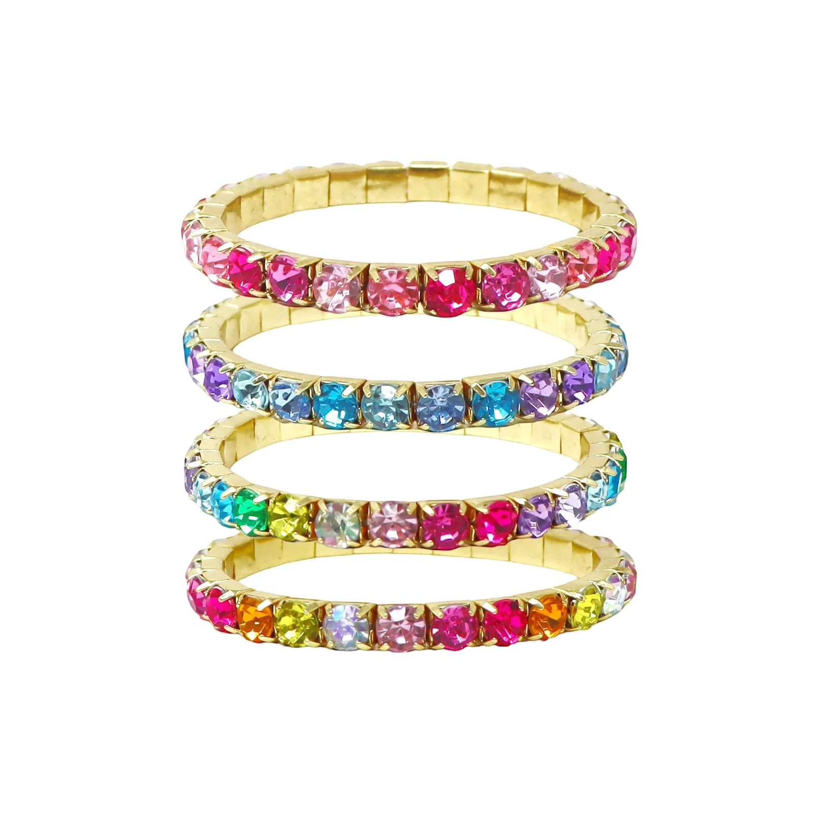 DAINTY LUXURY BEJEWELLED BRACELET: SML GEM
