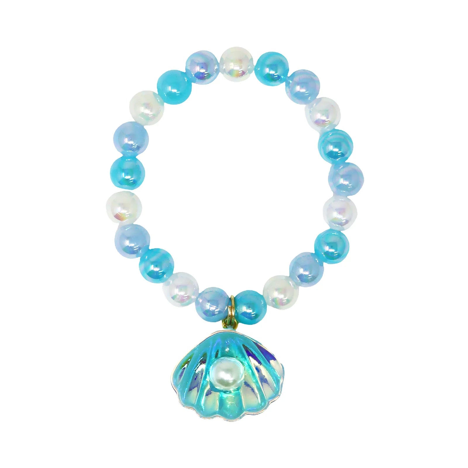 MERMAID SHELL BRACELET: BLUE
