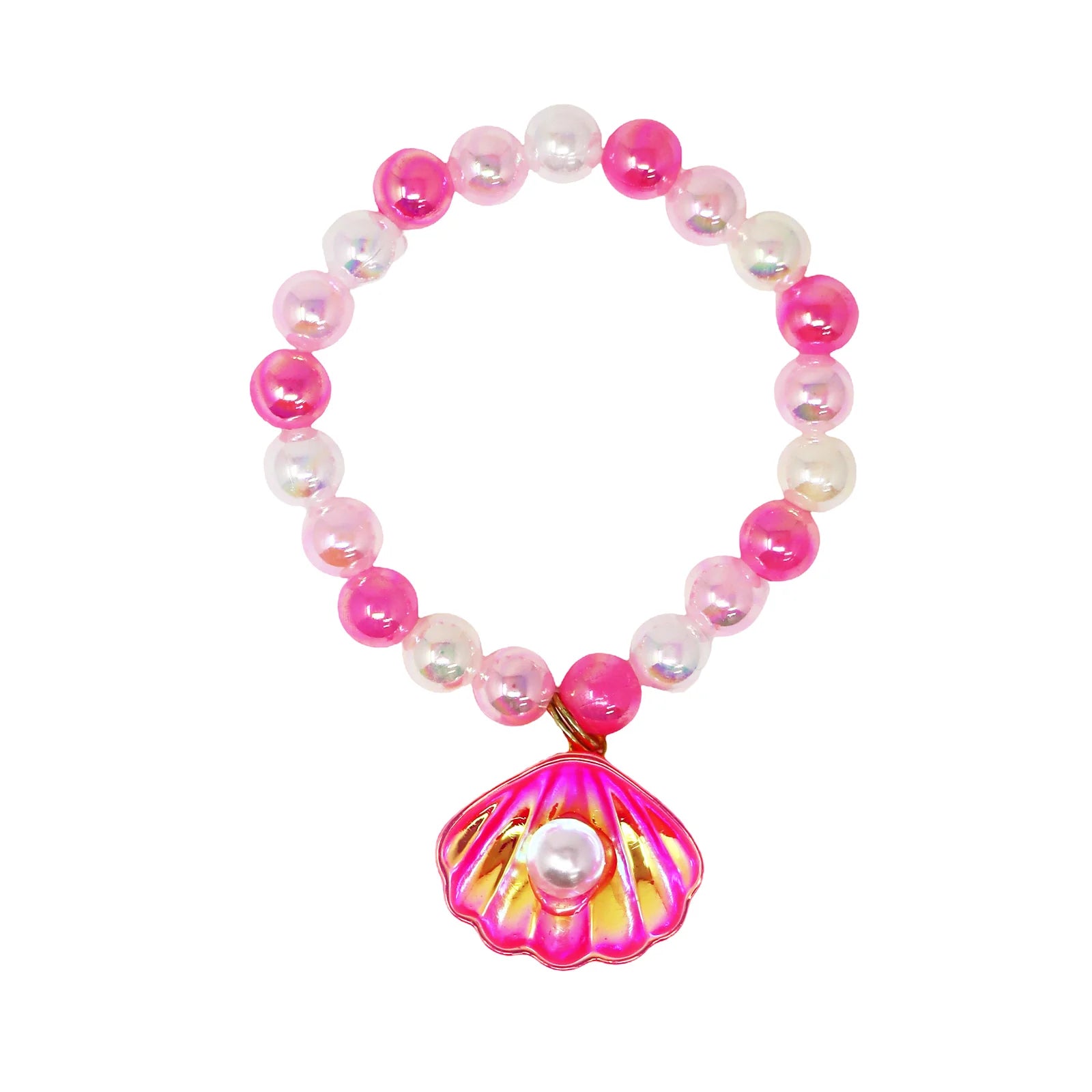MERMAID SHELL BRACELET: PINK