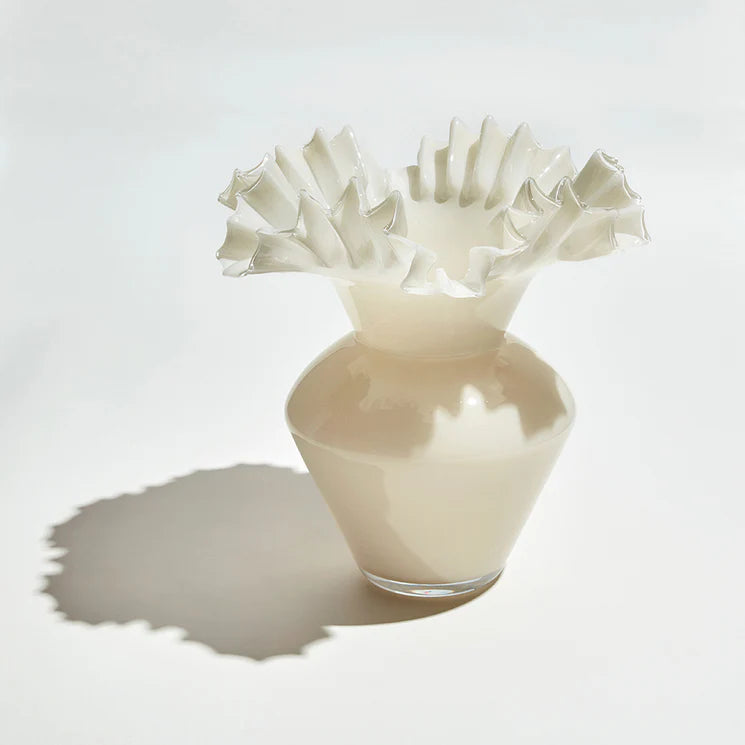 BEN DAVID BY KAS APHRODITE VASE: OFF WHITE