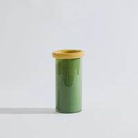 BEN DAVID BY KAS CARMEL VASE: GREEN