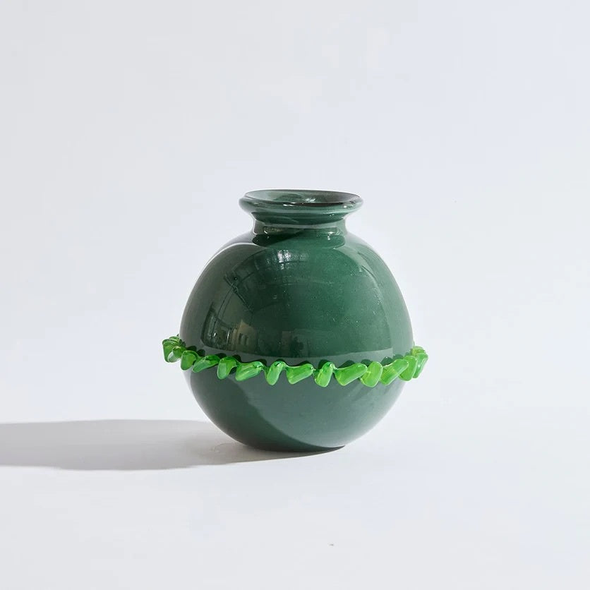 BEN DAVID BY KAS GAMBEL VASE: GREEN