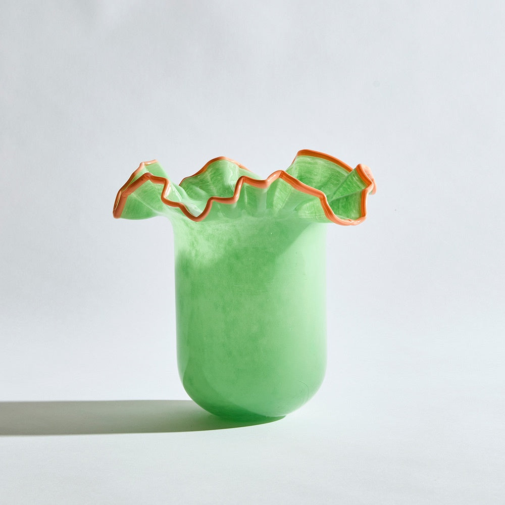 BEN DAVID BY KAS VENUS VASE: GREEN