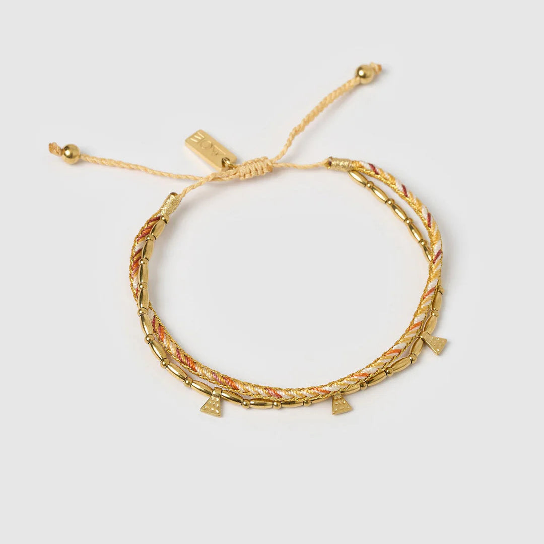 ARMS OF EVE BENNIE GOLD BRACELET: DESERT