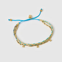 ARMS OF EVE BENNIE GOLD BRACELET: SKY