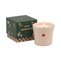 PADDYWAX BISTRO EMBOSSED CERAMIC CANDLE: WILD MUSHROOM