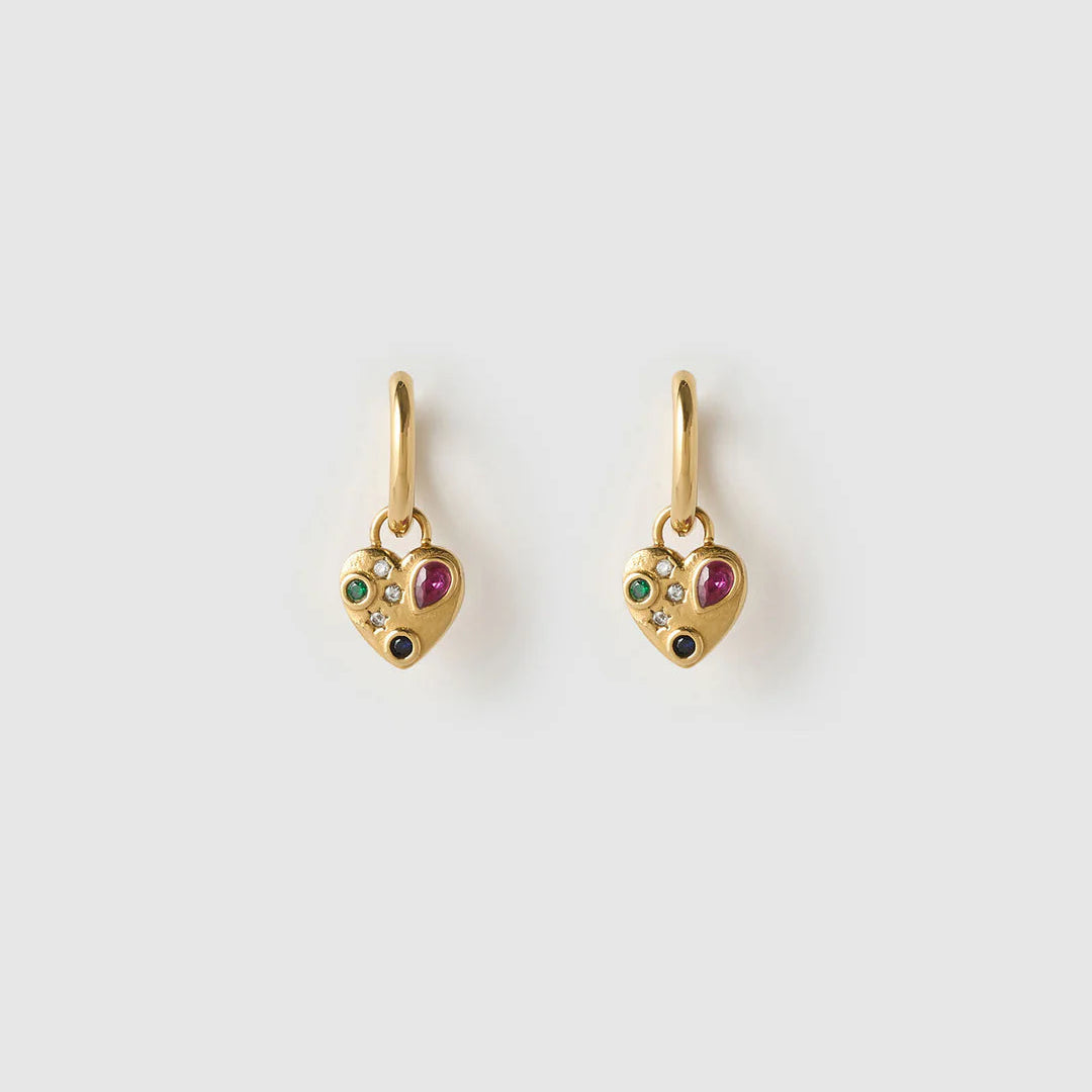 ARMS OF EVE BISOU HEART EARRINGS