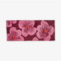 BONNIE AND NEIL JARDIN LONG BATH MAT: PINK
