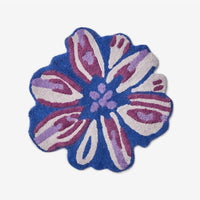 BONNIE AND NEIL MEADOW BATH MAT: BLUE