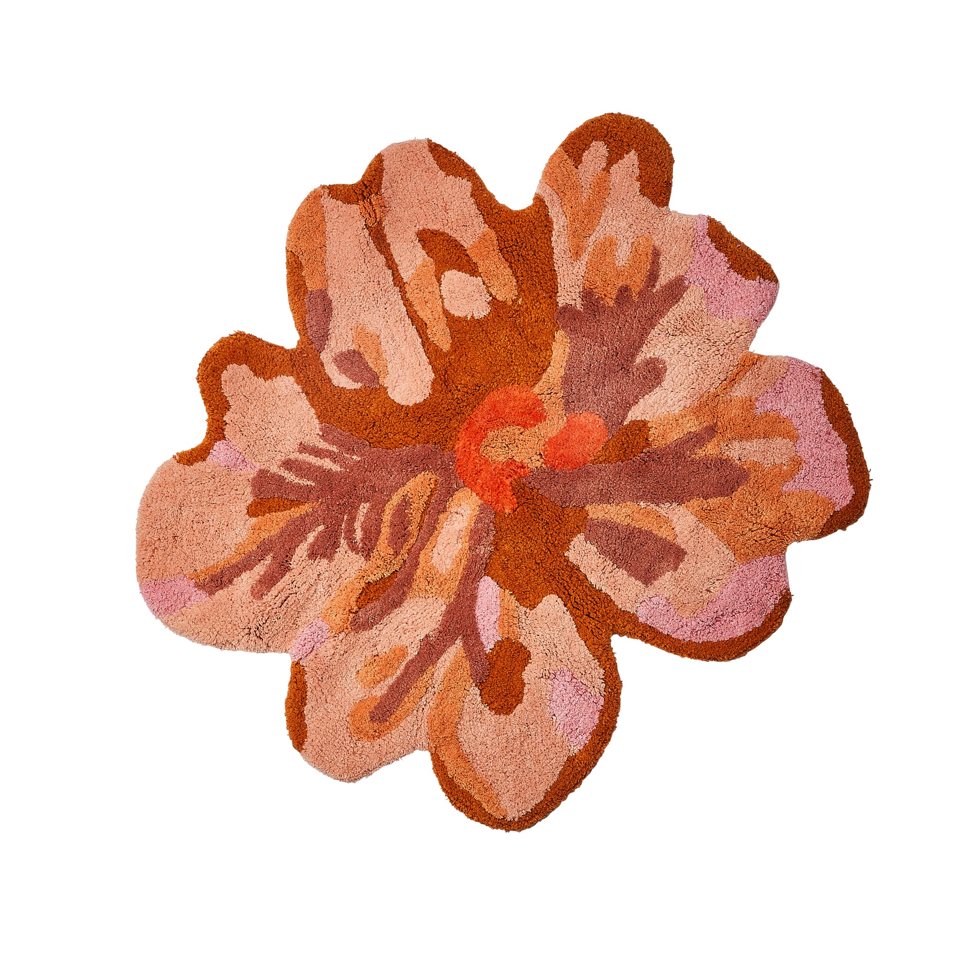 BONNIE AND NEIL TULIP BATH MAT: TAN