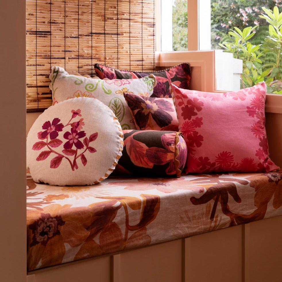 BONNIE AND NEIL COSMOS CERISE CUSHION 60CM Common Circus