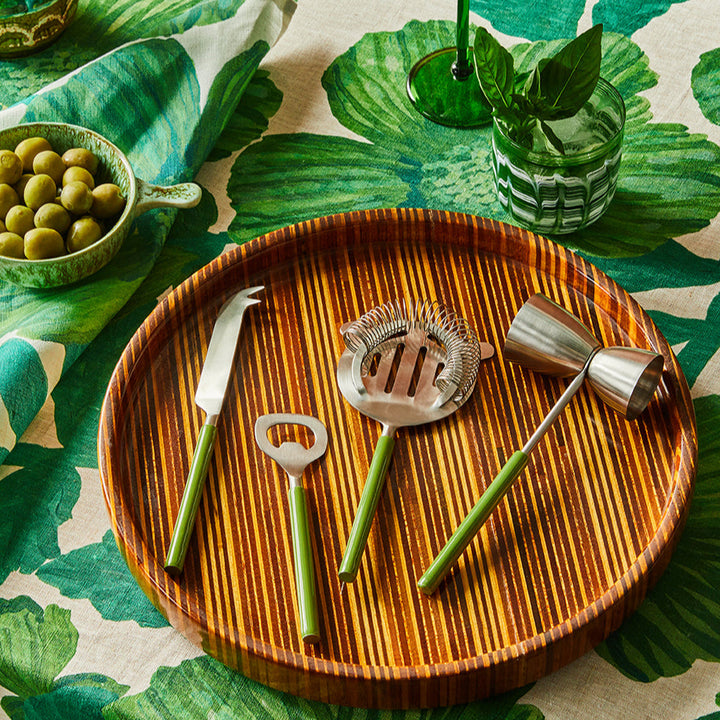 BONNIE AND NEIL ENAMEL 4PC COCKTAIL SET: SAGE