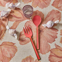 BONNIE AND NEIL ENAMEL SALAD SERVERS: CANDY