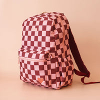 FOX & FALLOW BACKPACK: CHERRY CHECK