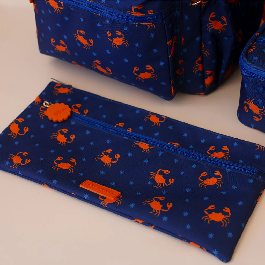 FOX & FALLOW LARGE PENCIL CASE: KING CRABS