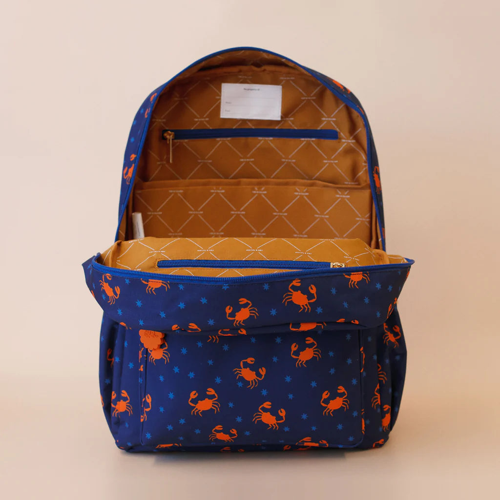 FOX &amp; FALLOW BACKPACK: KING CRABS