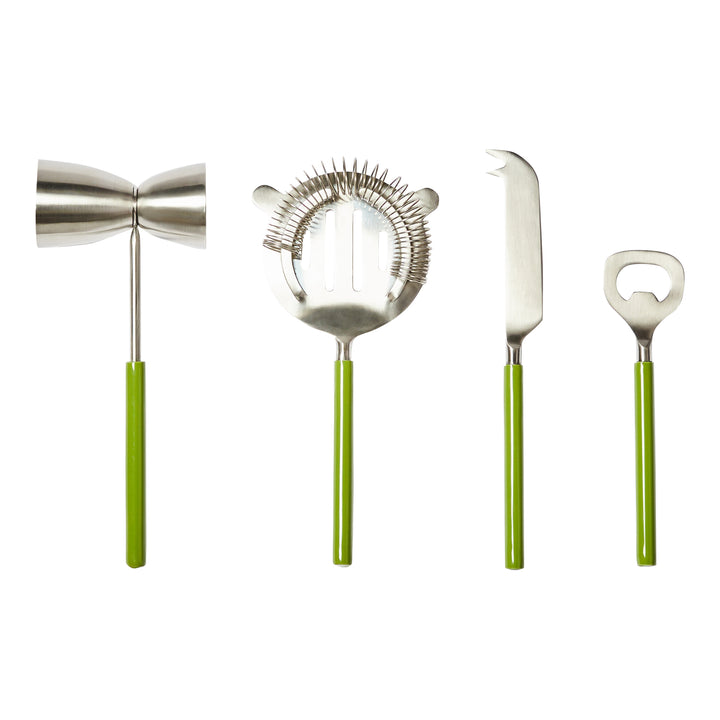 BONNIE AND NEIL ENAMEL 4PC COCKTAIL SET: SAGE