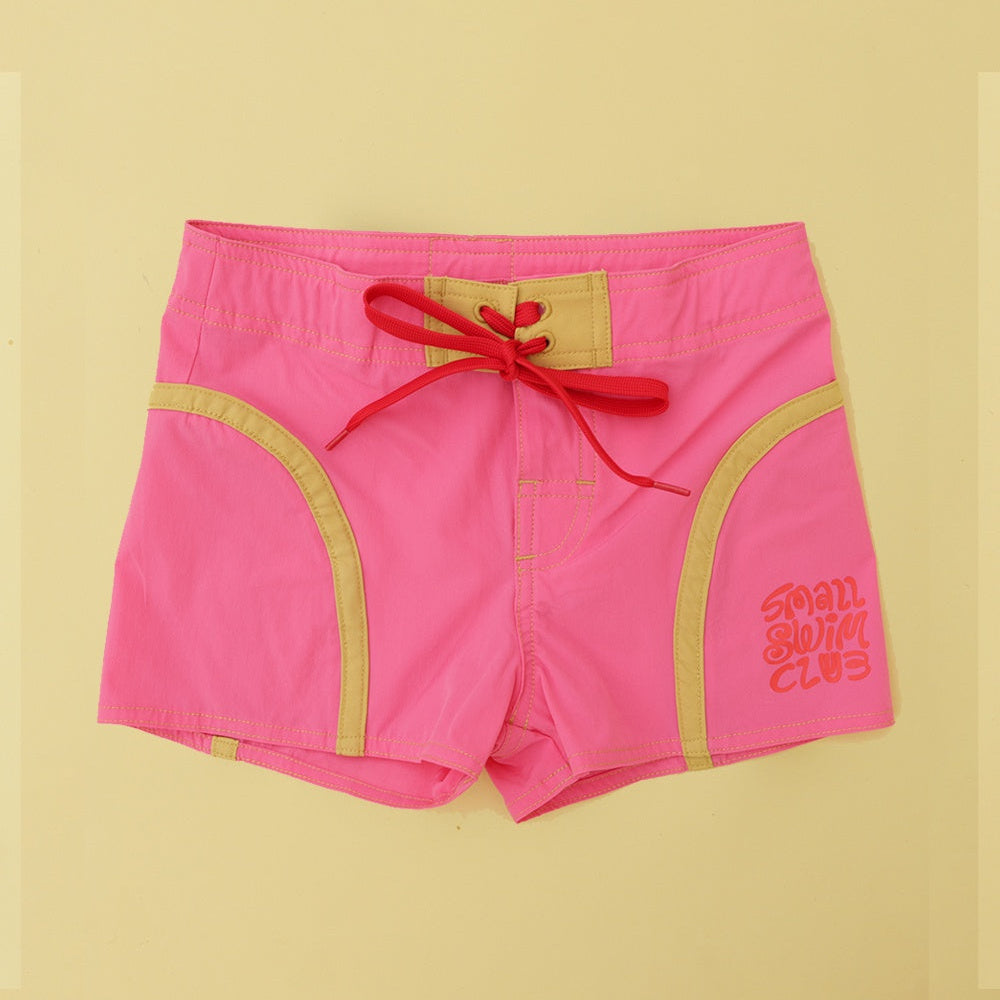 SMALL SWIM CLUB PINK BOARDIES