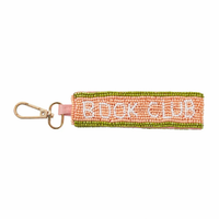BOOK CLUB BEADED KEYRING