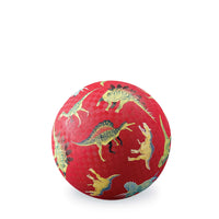 TIGER TRIBE: 5 INCH PLAYGROUND BALL: DINOSAURS (RED)