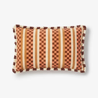 BONNIE AND NEIL MARCO TILE CUSHION: TERRACOTTA/60X40CM