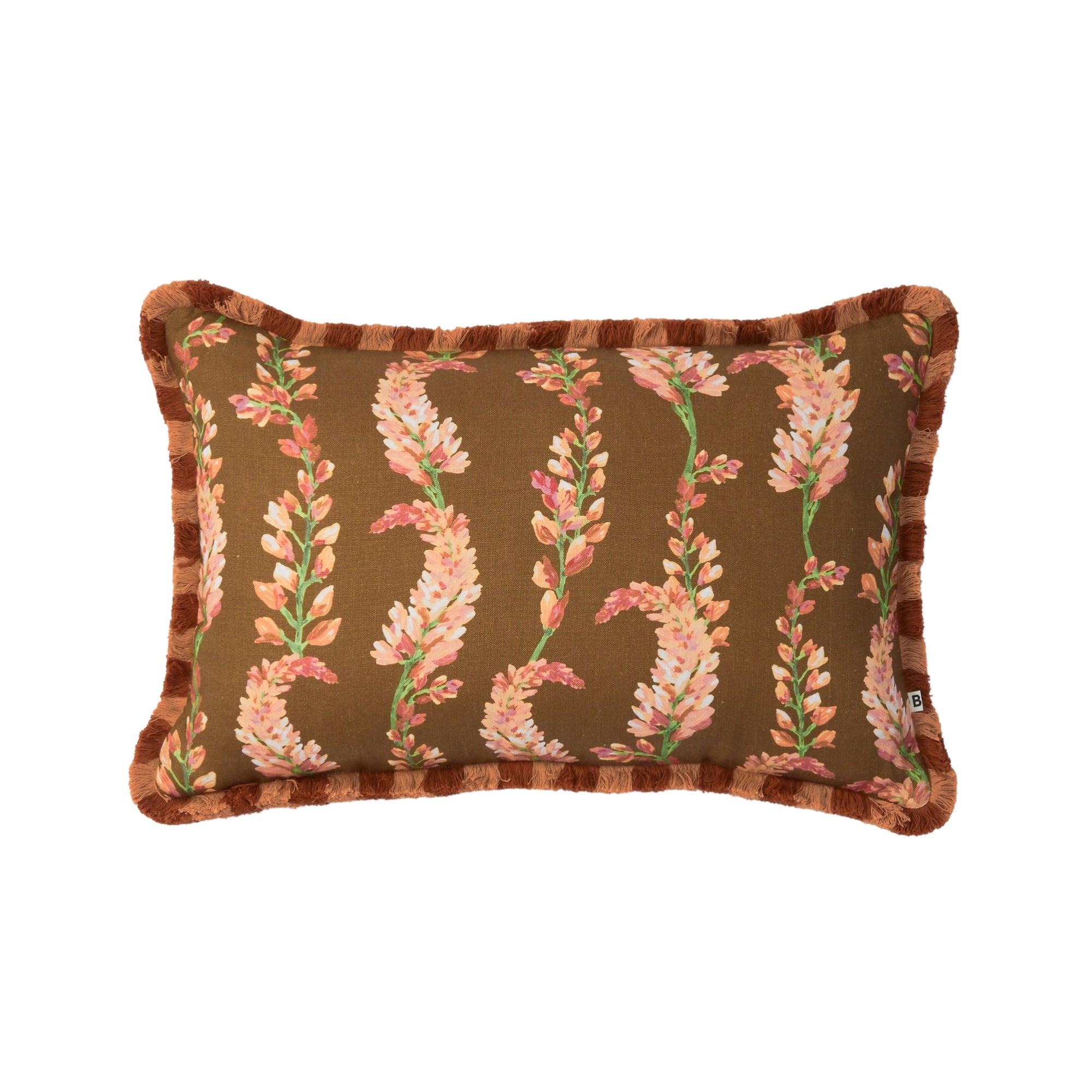 BONNIE AND NEIL PENNY BROWN CUSHION: 60X40CM