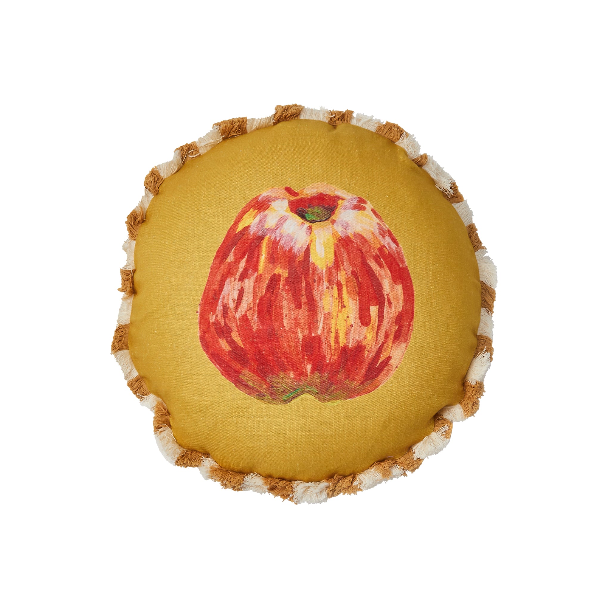 BONNIE AND NEIL APPLE ROUND CUSHION: 45CM – Common Circus