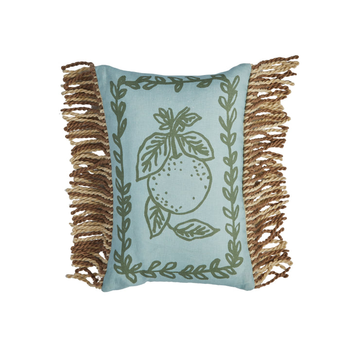 BONNIE AND NEIL PETRA CUSHION: BLUE/ 40X30CM