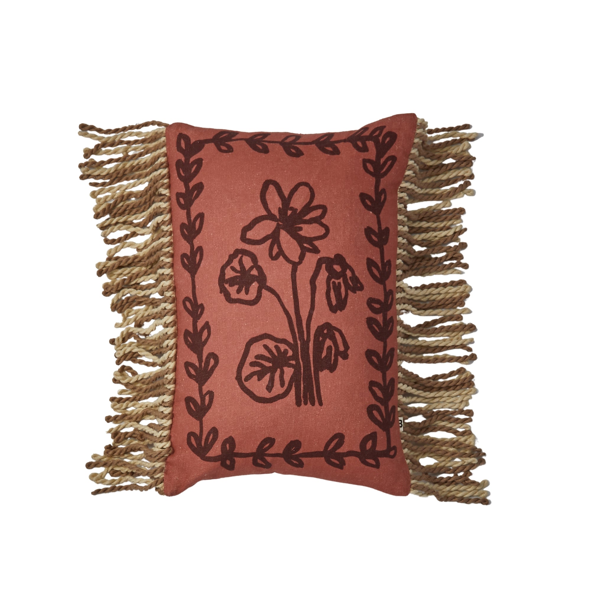 BONNIE AND NEIL PETRA CUSHION: CORAL/ 40X30CM