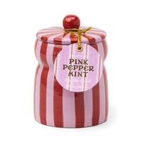PADDYWAX CABANA CERAMIC CANDLE: PINK PEPPERMINT