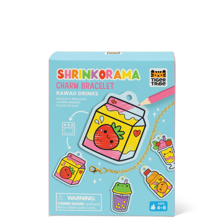 TIGER TRIBE SHRINKORAMA CHARM BRACELET: KAWAII DRINKS