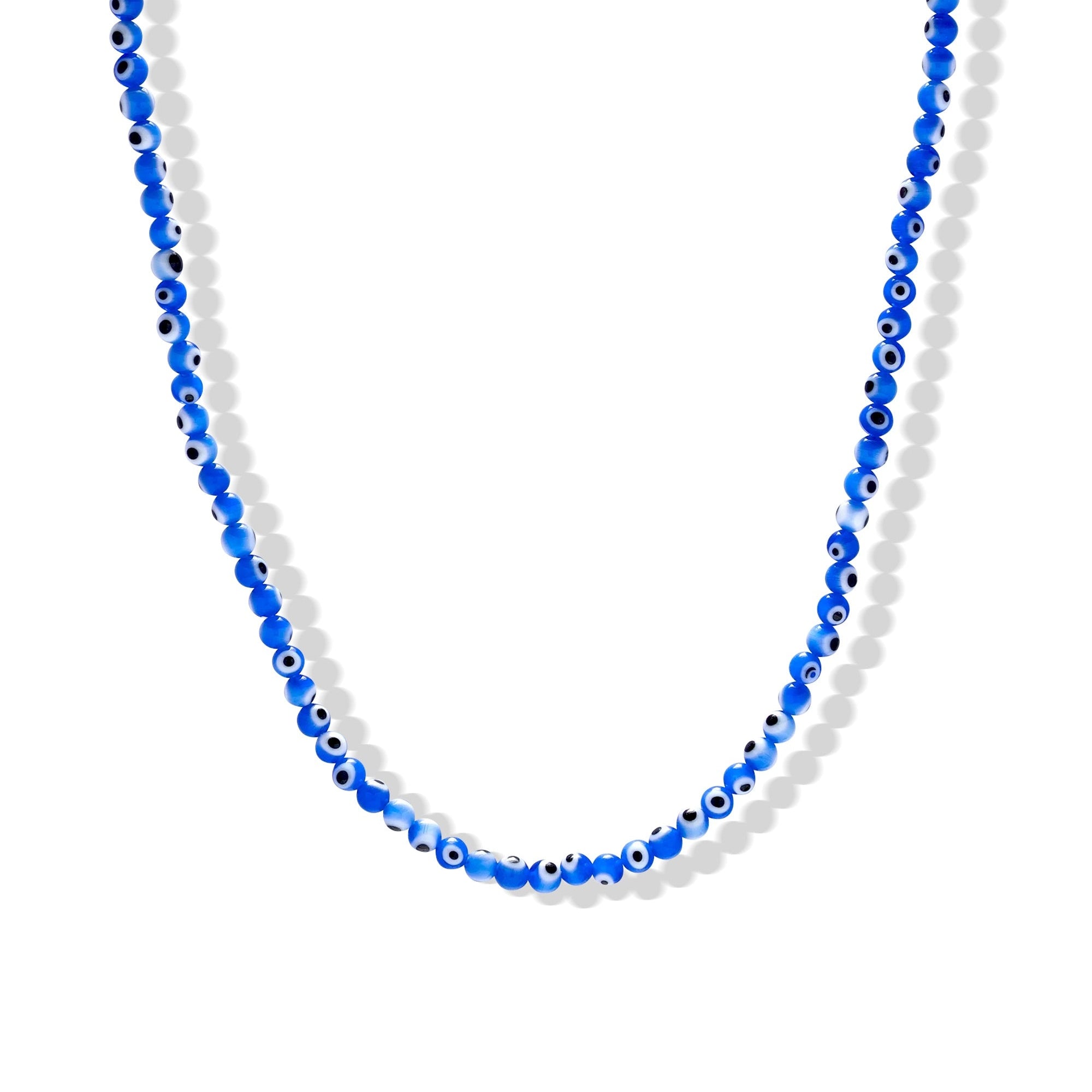 CRYSTAL HAZE ALL-SEEING NECKLACE: BLUE