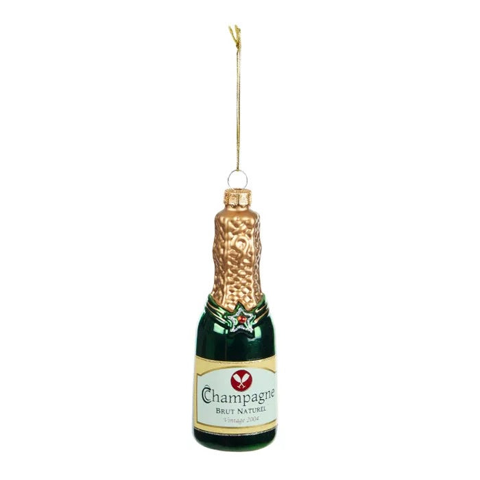 CHAMPAGNE BOTTLE ORNAMENT
