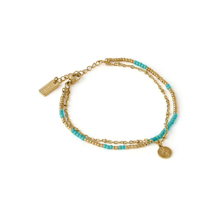 ARMS OF EVE COBRA GOLD BRACELET: OCEAN
