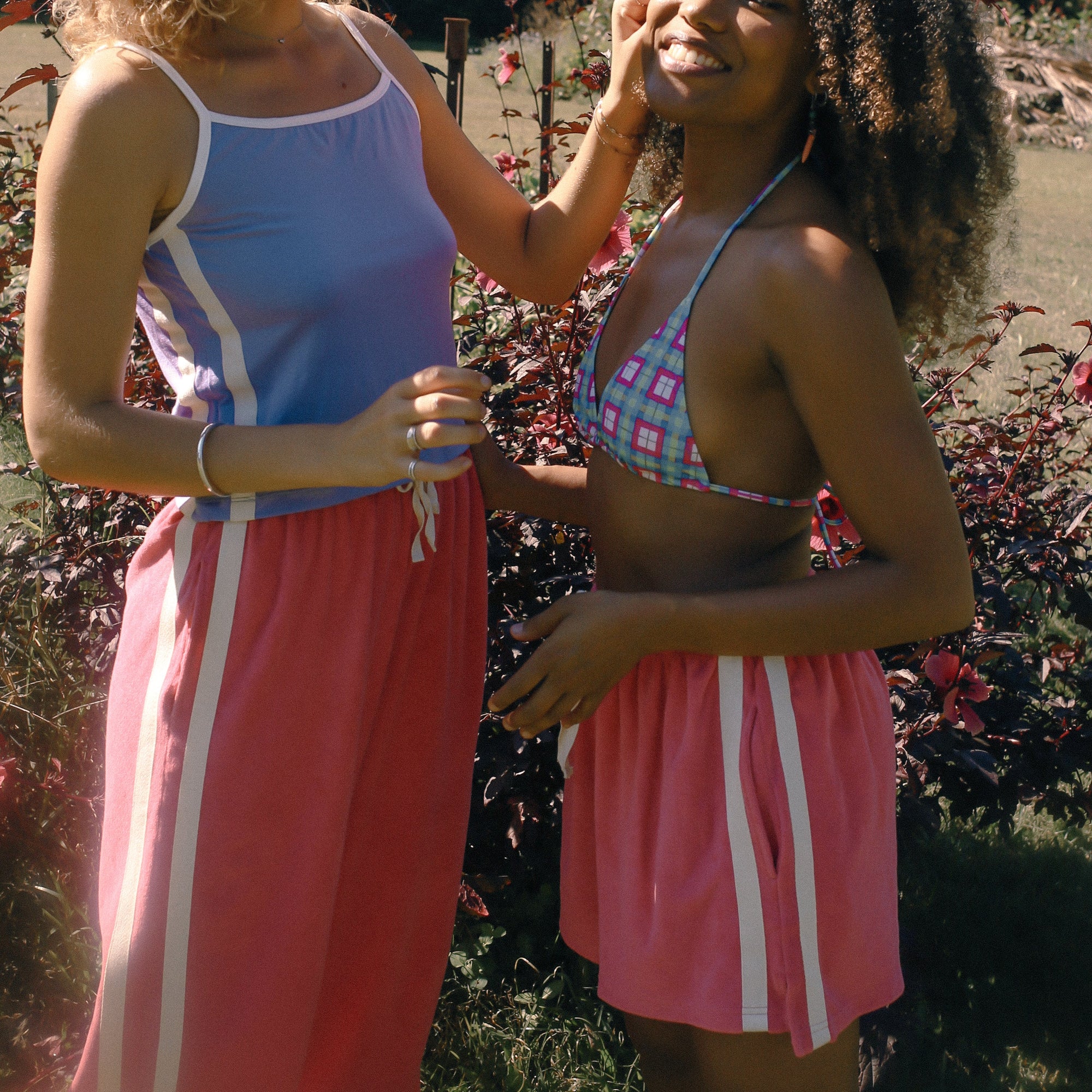 ATMOSEA TERRY TOWELLING SHORT: STRAWBERRY