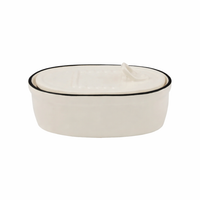 LATTA CERAMIC TIN: BLACK