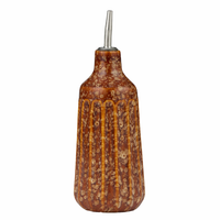 STUDIO CERAMIC OIL BOTTLE: COCOA