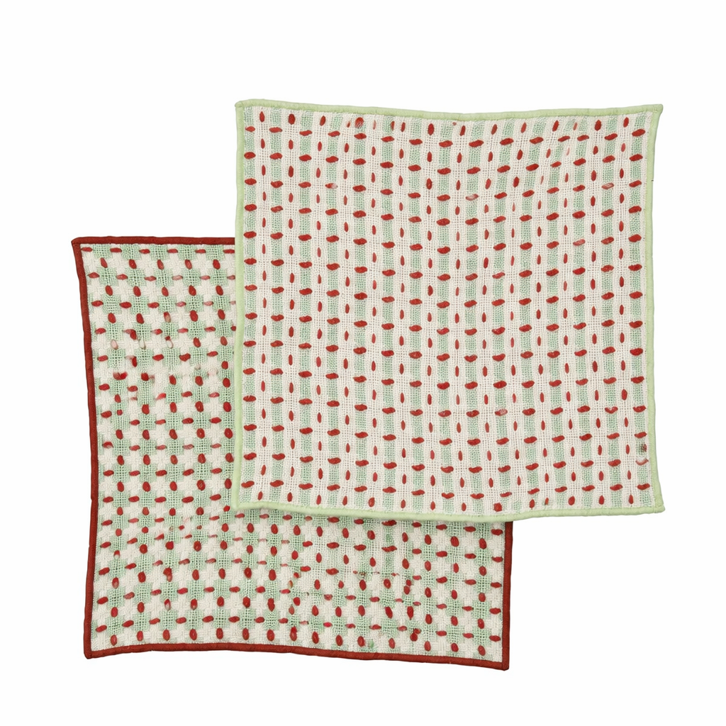 KIT RECYCLED COTTON DISHCLOTH: SAGE