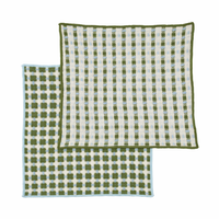 KIT RECYCLED COTTON DISHCLOTH: OLIVE