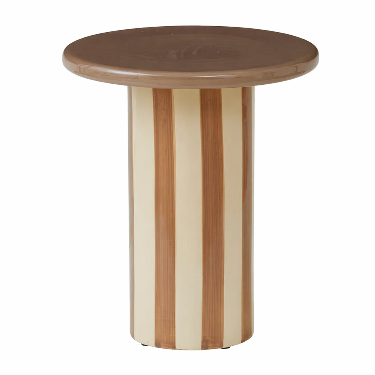 RAYAS CERAMIC TABLE: TAN
