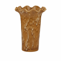 SETH CERAMIC VASE: SML/MUSTARD