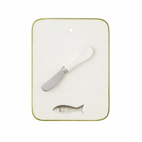PORTO CERAMIC SERVING SET 2PC: SARDINE