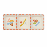 MILK BAR 3-DIV BAMBOO FIBRE TRAY