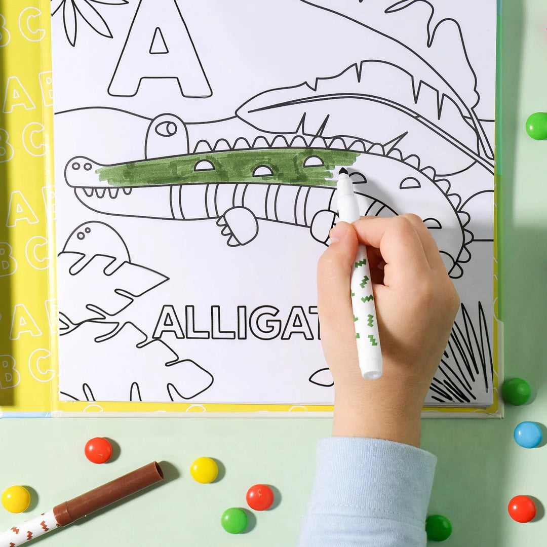 JOURNEY OF SOMETHING ALPHABET SAFARI COLOURING KIT