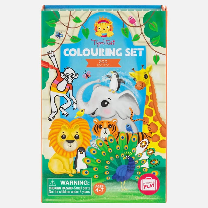 TIGER TRIBE COLOURING SET: ZOO