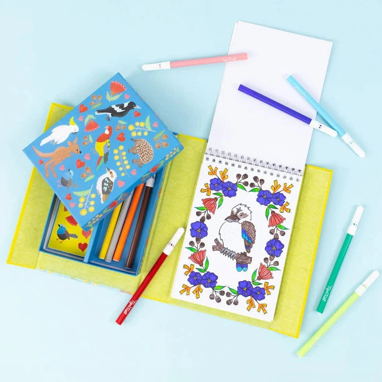 TIGER TRIBE COLOURING SET: AUSSIE ANIMALS