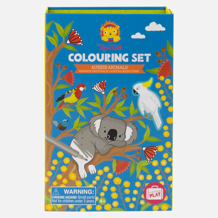 TIGER TRIBE COLOURING SET: AUSSIE ANIMALS